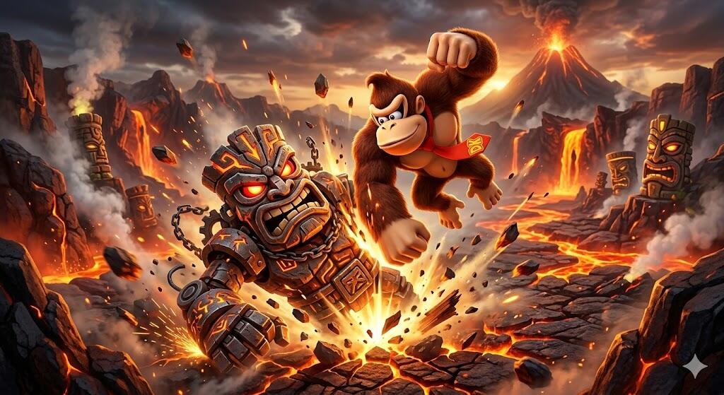 Donkey Kong Bananza spel