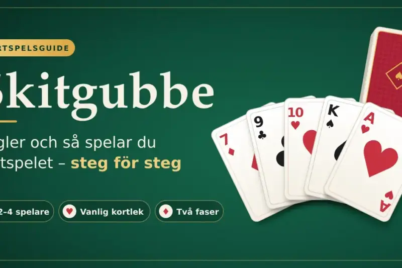 Skitgubbe – regler och så spelar du kortspelet