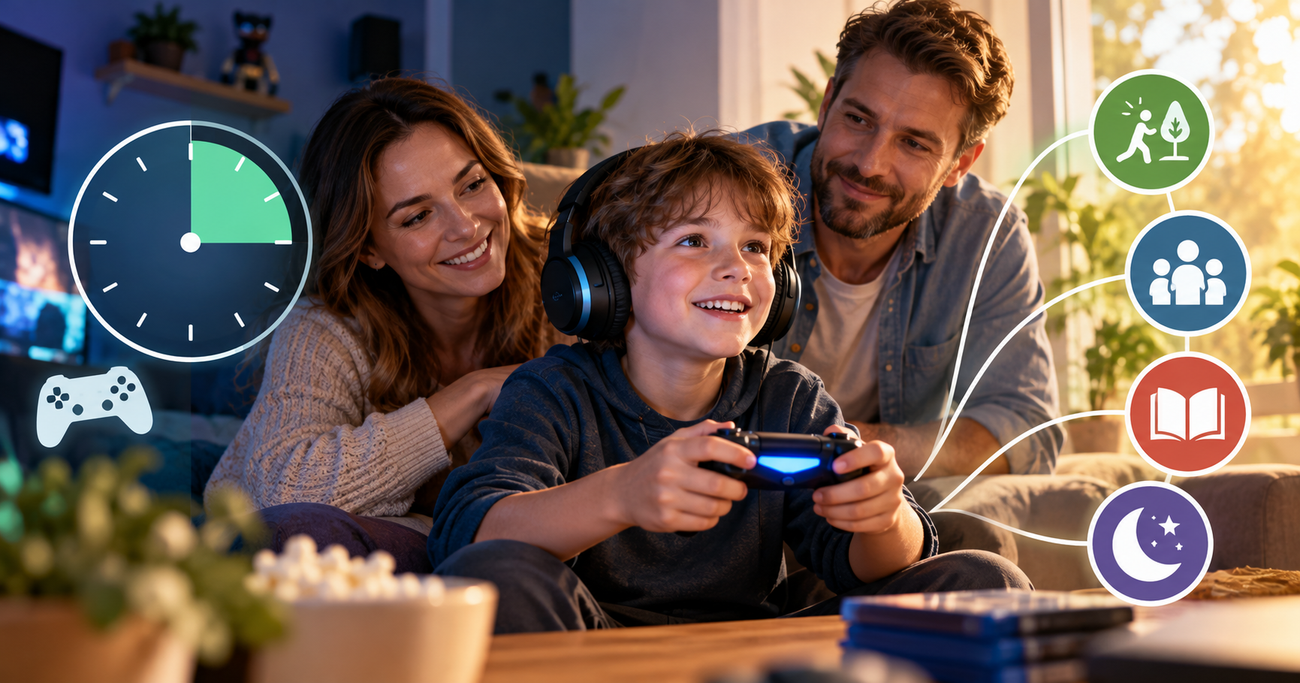 Skärmtid och tv-spel – en balanserad guide för föräldrar