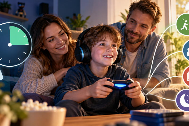 Skärmtid och tv-spel – en balanserad guide för föräldrar